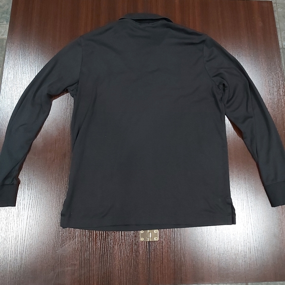 POLO - Men Polo Long Sleeve Shirt Size M Classic Fit - Picture 4 of 4
